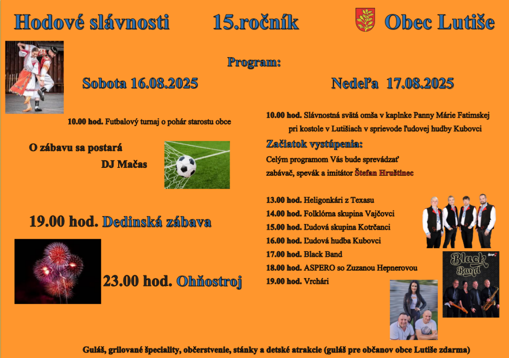 Hodové slávnosti Lutiše 2025